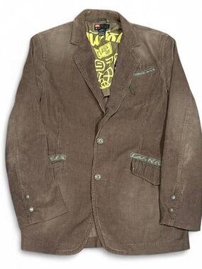 Vintage 90s Diesel Runway Corduroy Archive Padded Blazer Jacket